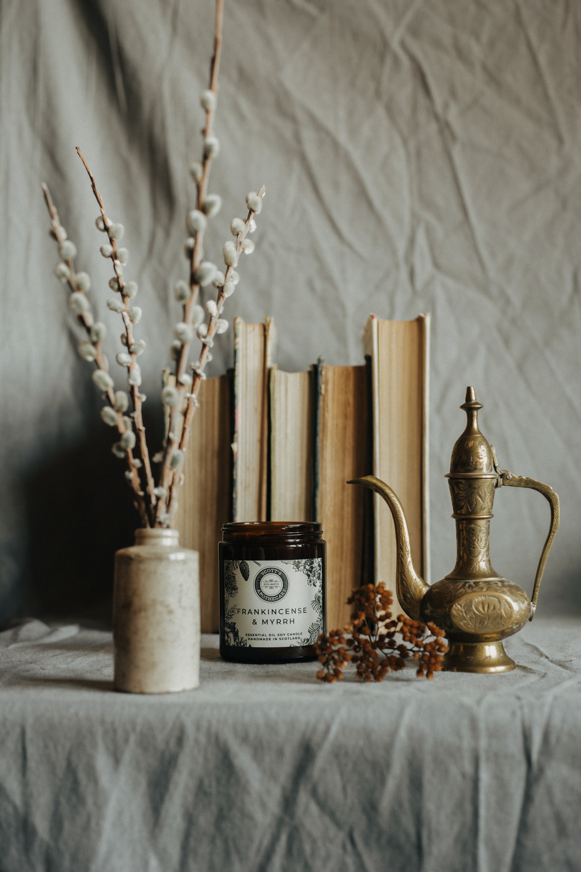 Frankincense & Myrrh Candle, Lumos Apothecary
